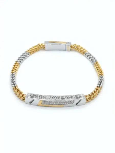 Royal Dual-Tone ID Bracelet