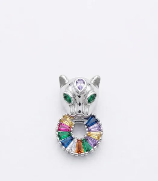 Royal Panther Multi-Gemstone Statement Brooch & Lapel Pin