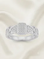 Silver Cluster Ring