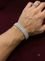 Luxe CZ Link Bracelet