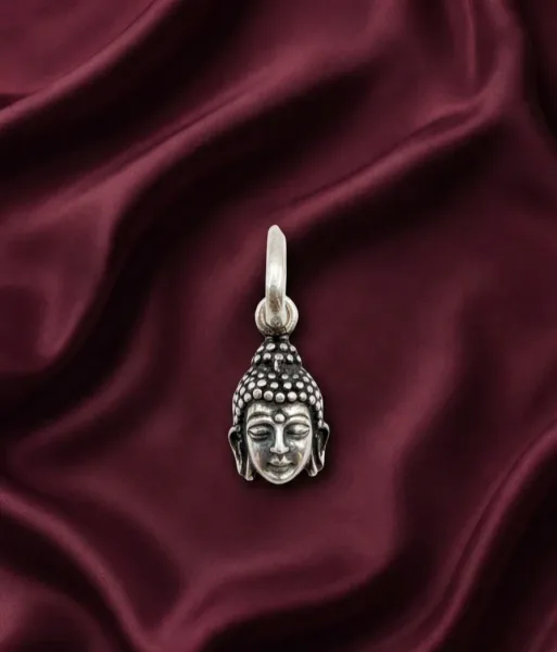 silver Buddha pendant