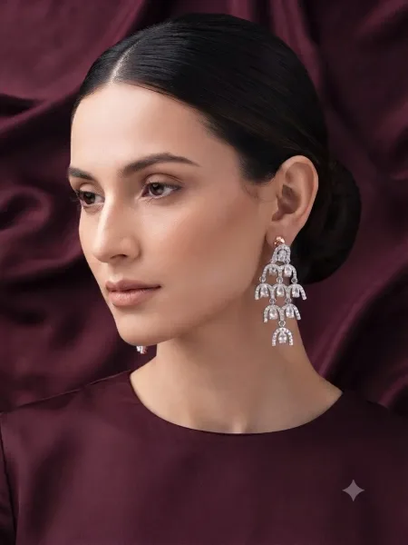 Celestial Cascade Chandelier Earrings